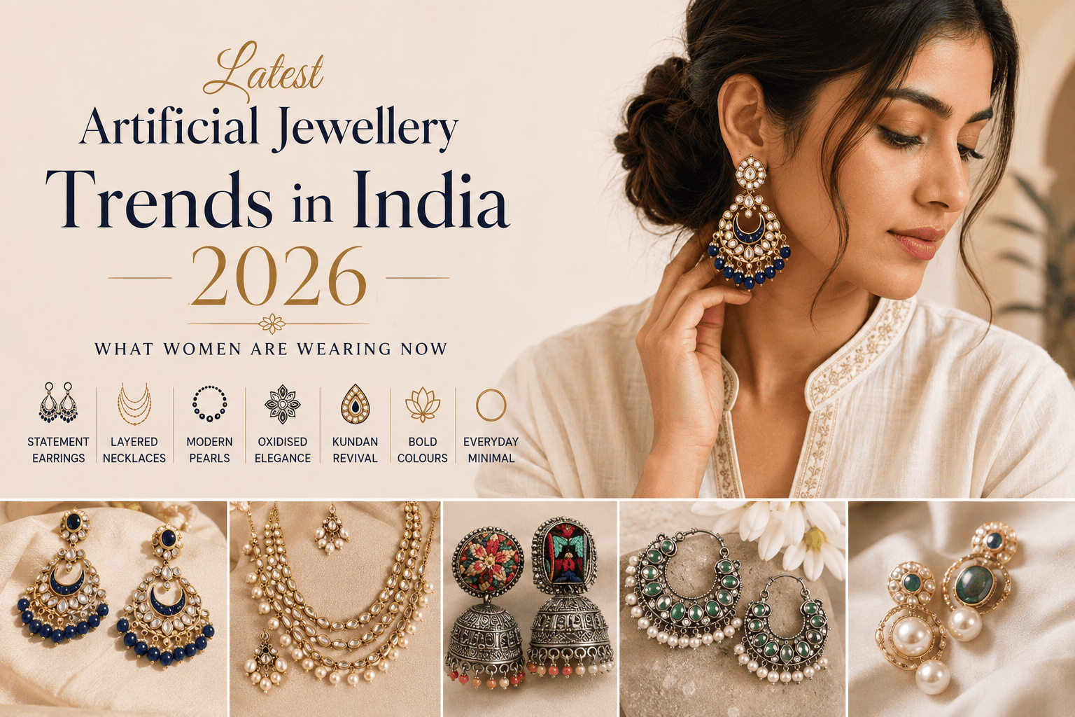 Latest Artificial Jewellery Trends in India 2026: What Women Are Wearing Now